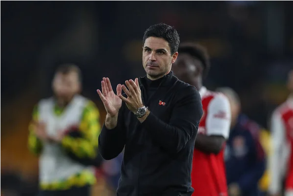 阿森纳主教练米克尔·阿尔特塔