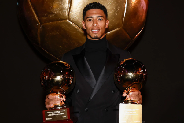 2023年欧洲金童奖获奖者祖德·贝林厄姆
